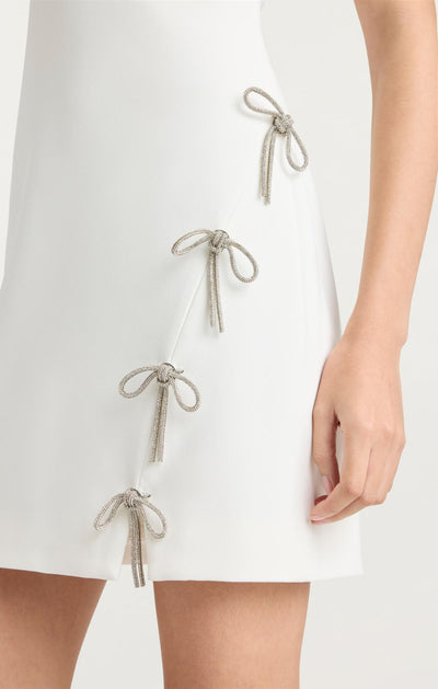 Corded Rhinestone Bow Rella Dress