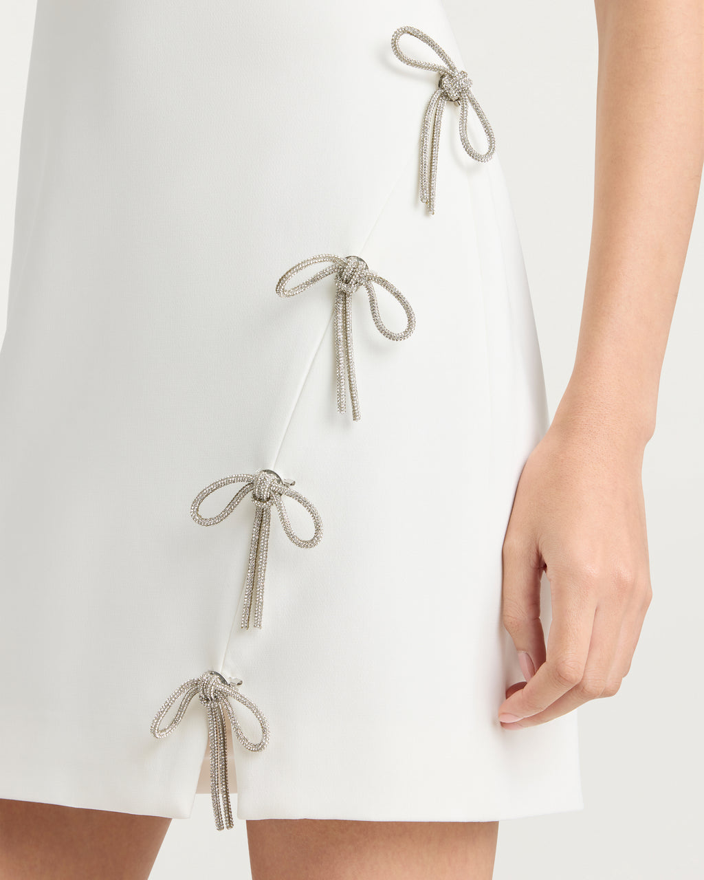 Corded Rhinestone Bow Rella Dress