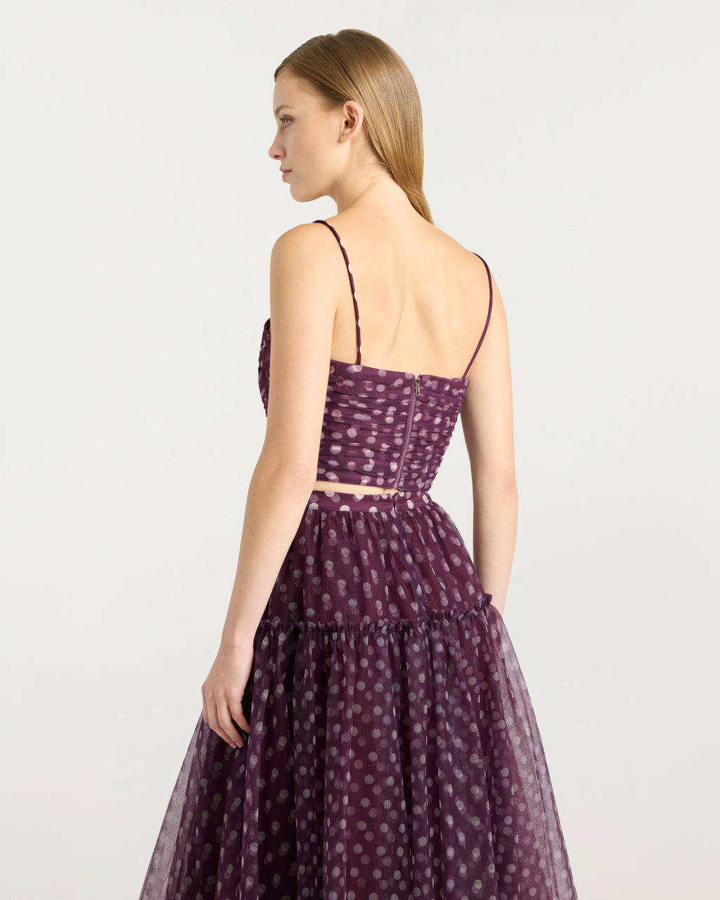 Camille Polka Dot Selly Top