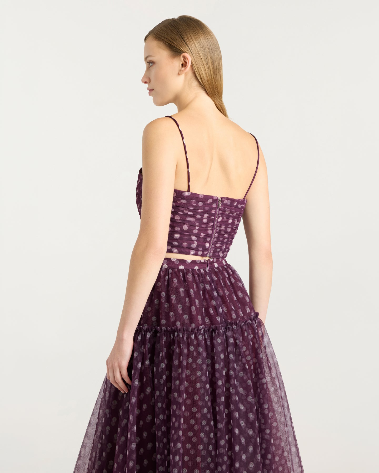 Camille Polka Dot Selly Top