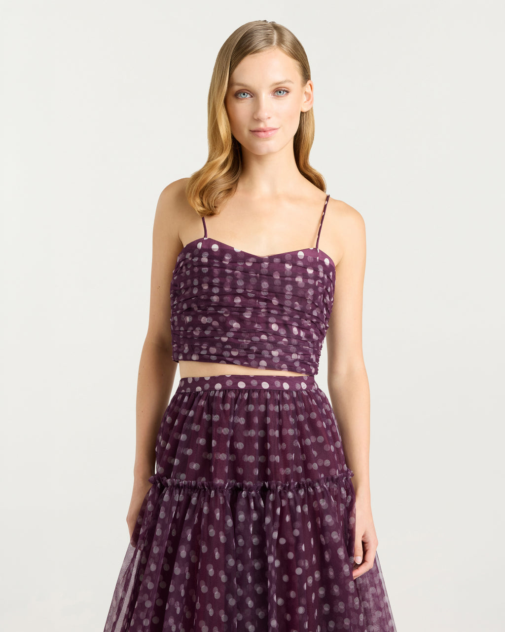 Camille Polka Dot Selly Top
