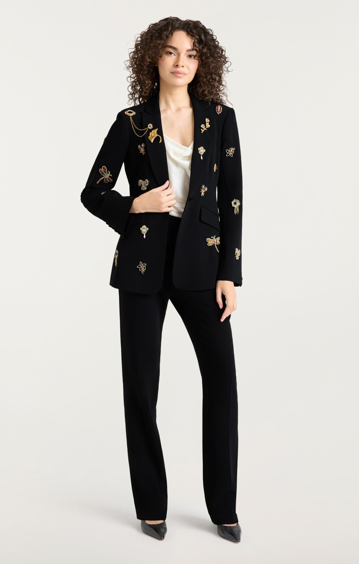 Gold Brooches Cheyenne Blazer