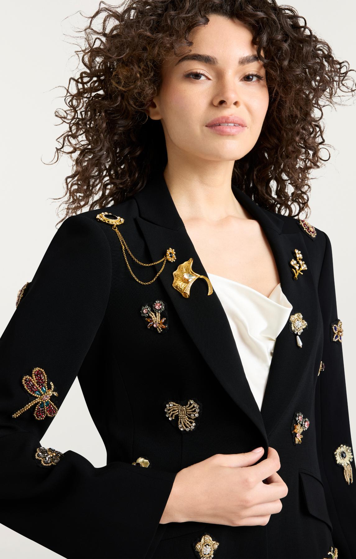 Gold Brooches Cheyenne Blazer