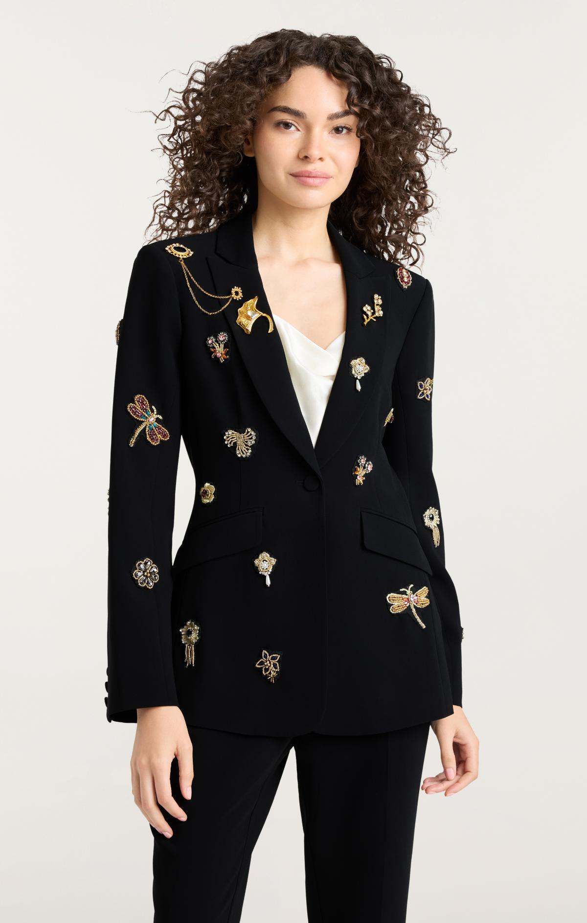 Gold Brooches Cheyenne Blazer