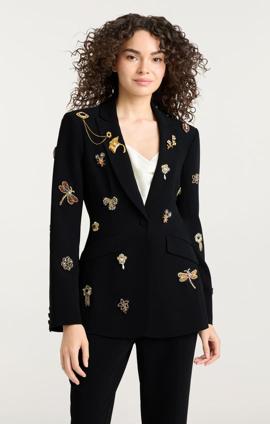 Gold Brooches Cheyenne Blazer