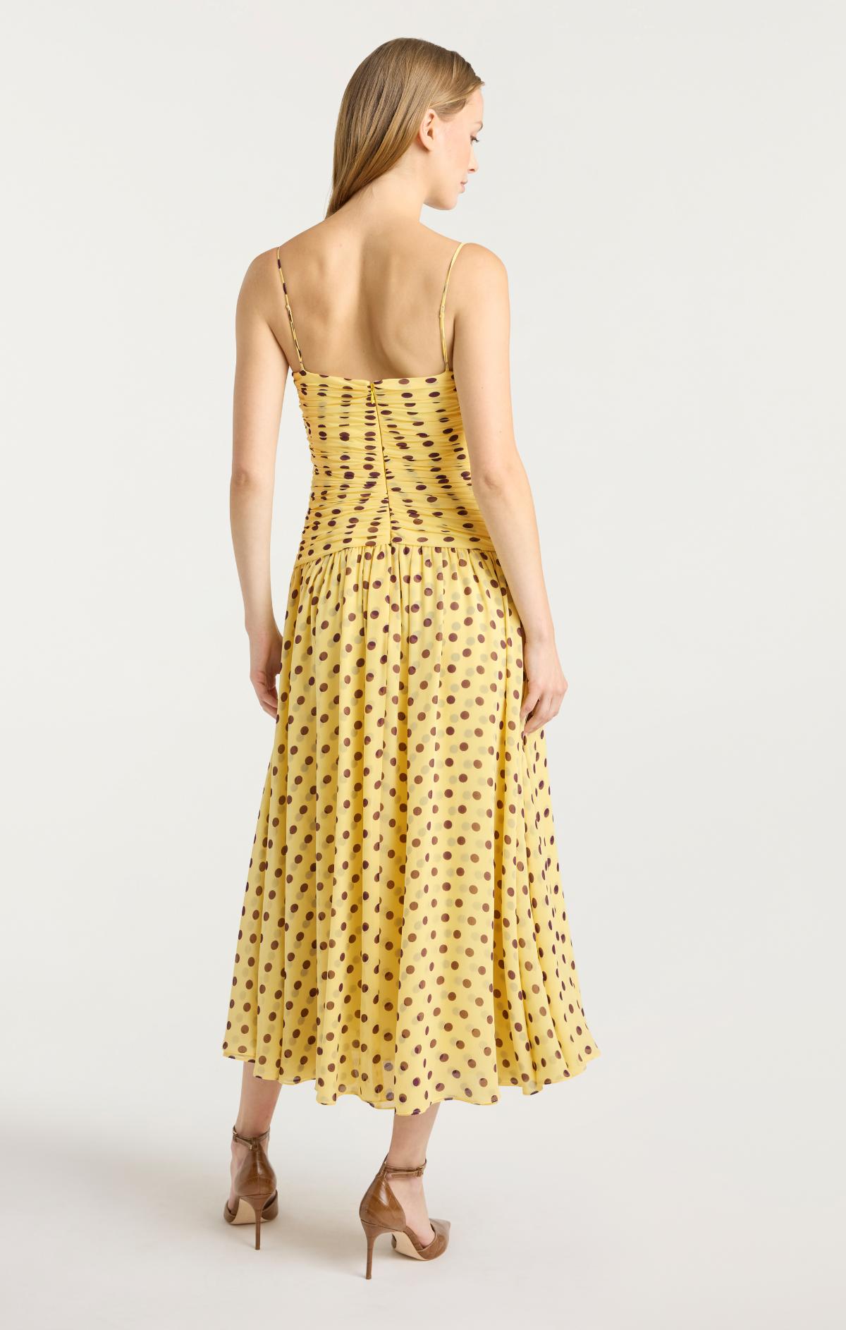 Camille Polka Dot Magda Dress