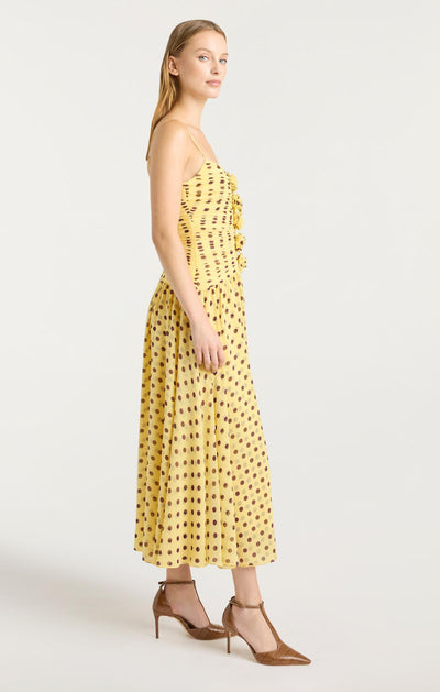 Camille Polka Dot Magda Dress