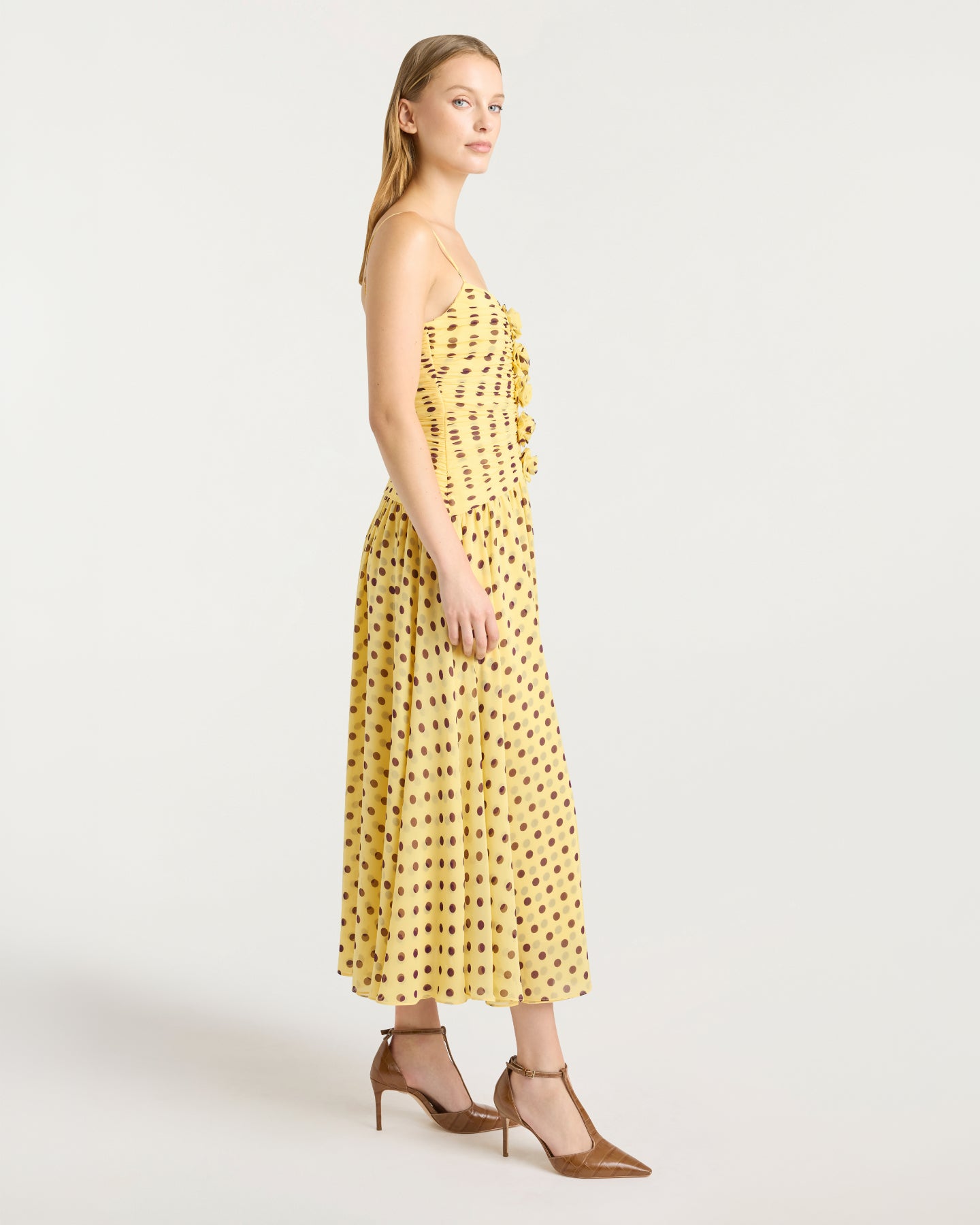 Camille Polka Dot Magda Dress