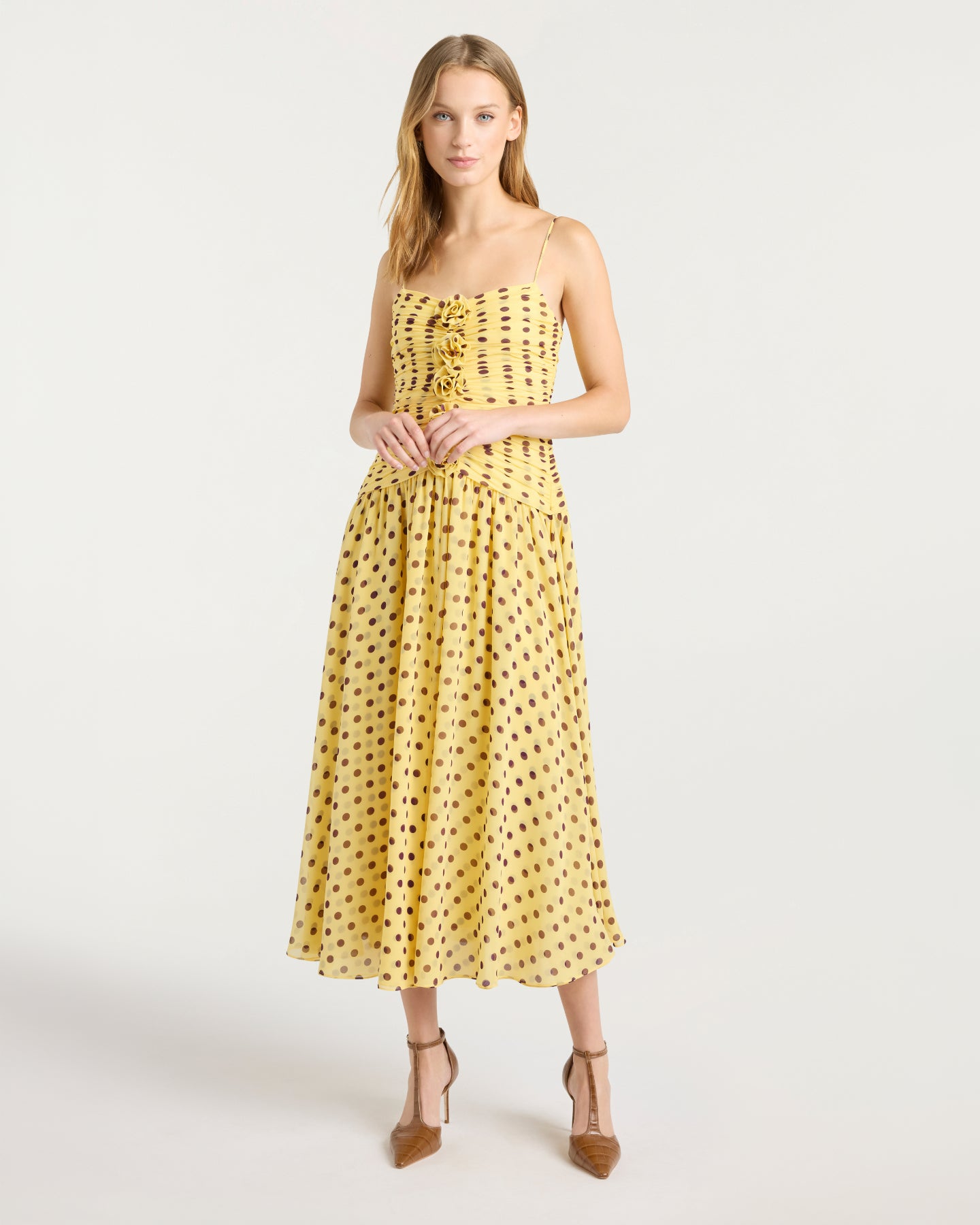 Camille Polka Dot Magda Dress