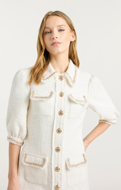 Encrusted Braid Nyx Dress