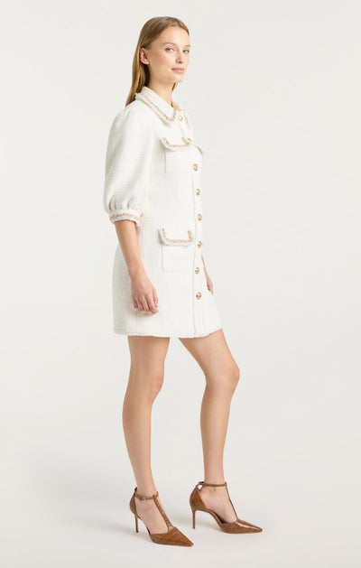 Encrusted Braid Nyx Dress