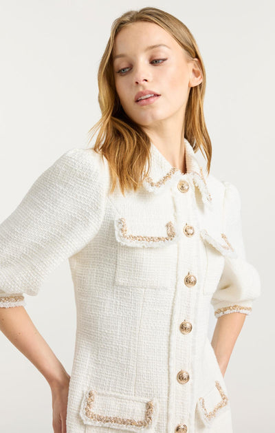 Encrusted Braid Nyx Dress