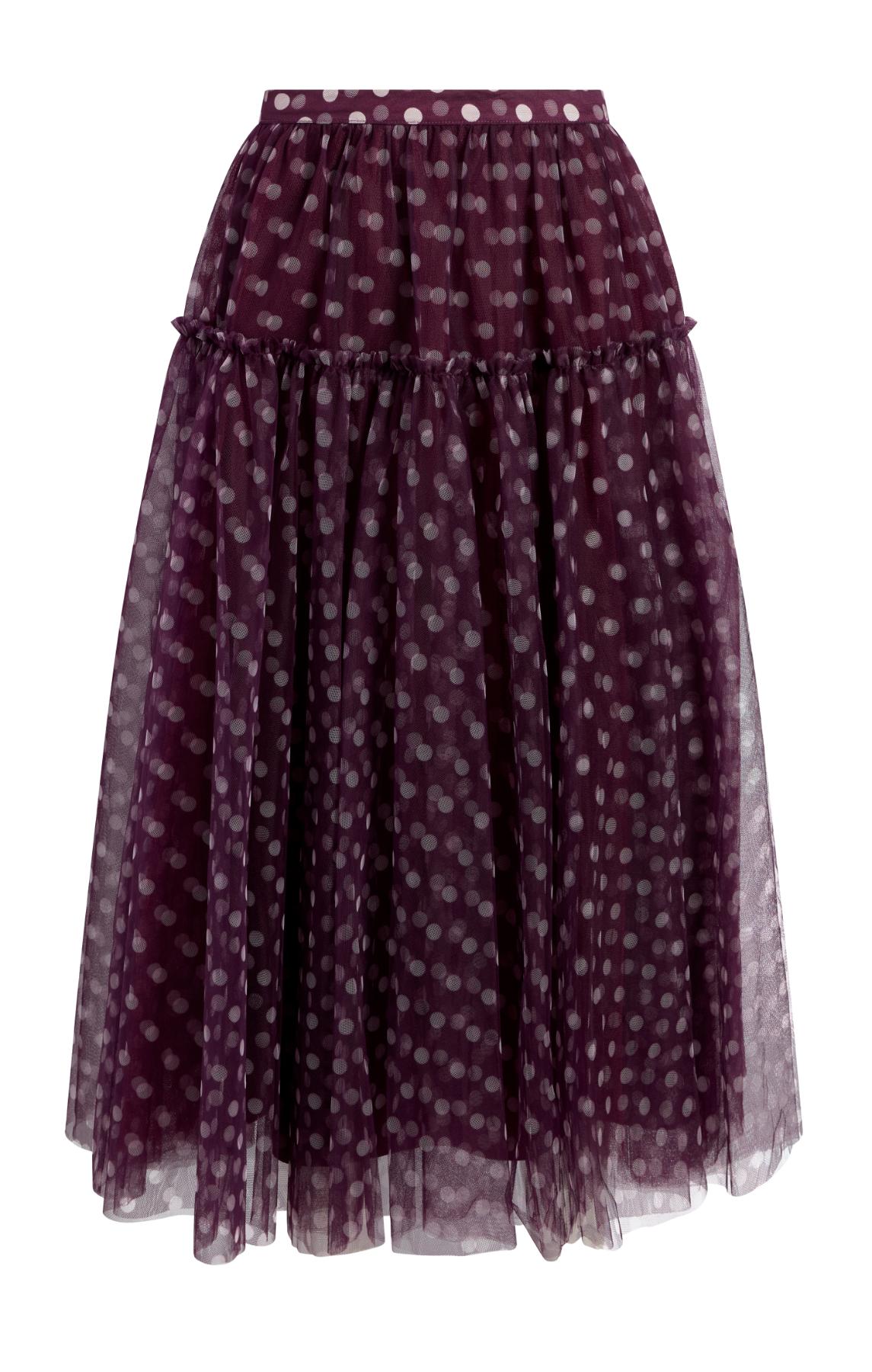 Camille Polka Dot Selly Skirt