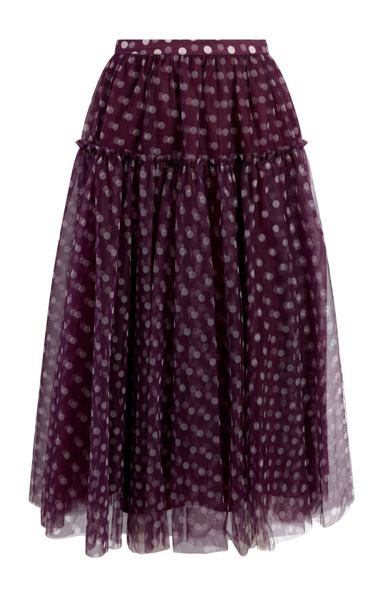 Camille Polka Dot Selly Skirt