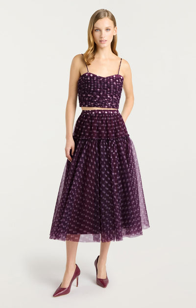 Camille Polka Dot Selly Skirt