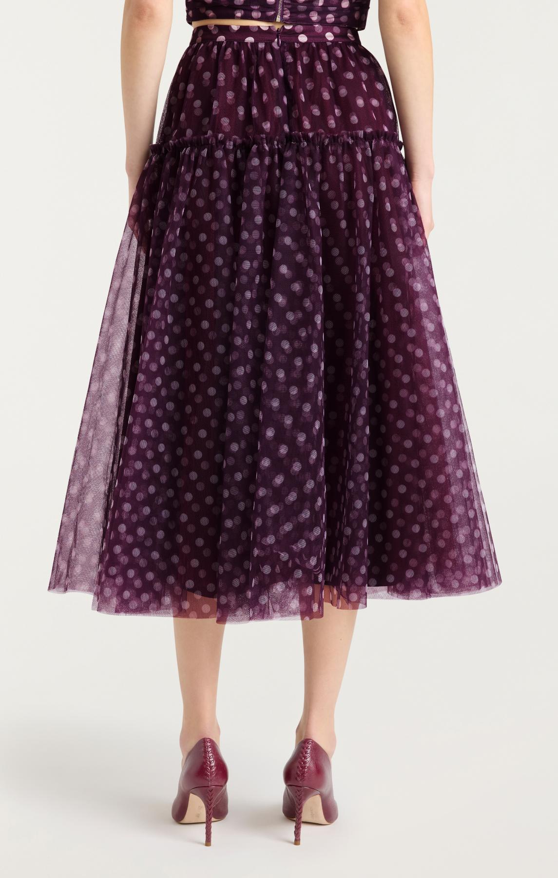 Camille Polka Dot Selly Skirt