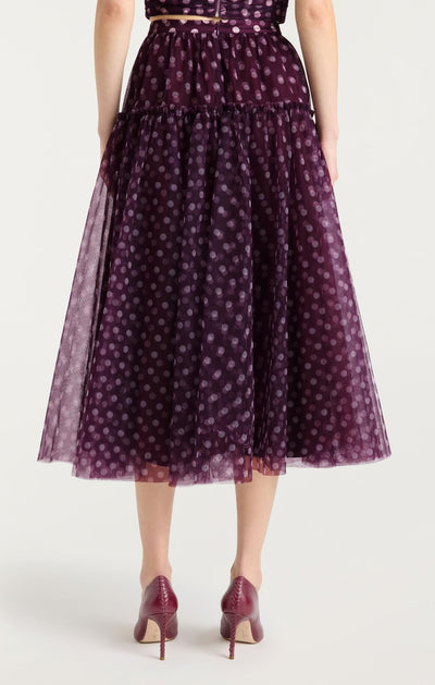 Camille Polka Dot Selly Skirt