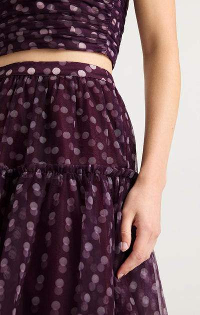 Camille Polka Dot Selly Skirt