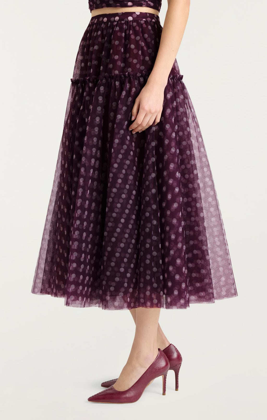 Camille Polka Dot Selly Skirt