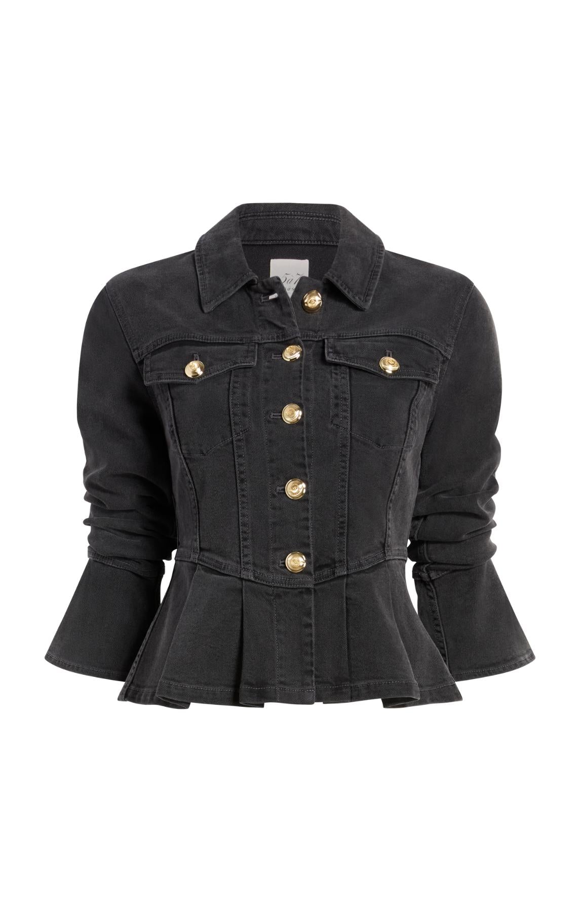 Dahlia Denim Scrunched Seraphine Jacket