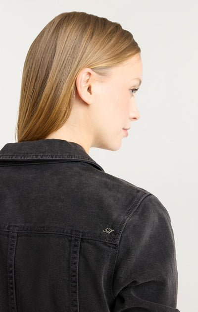 Dahlia Denim Scrunched Seraphine Jacket