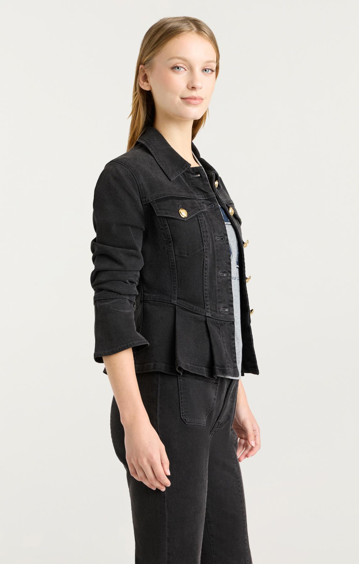 Dahlia Scrunched Seraphine Jean Jacket