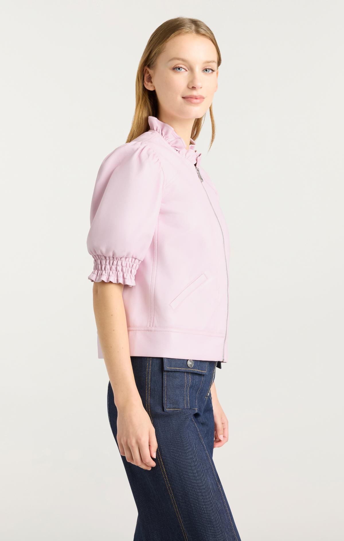 ミュージシャン ABEDON 5GO BLANCKET Vegan Leather Anabella Jacket – Cinq à Sept