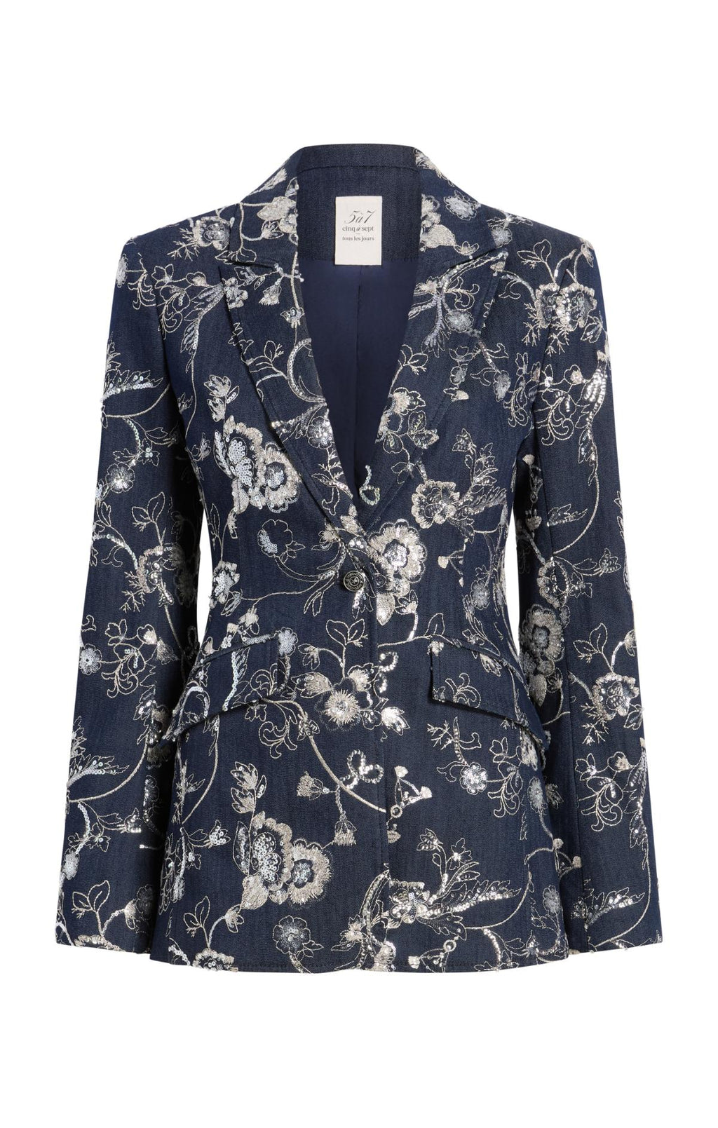 Garden Embroidered Cheyenne Jean Blazer