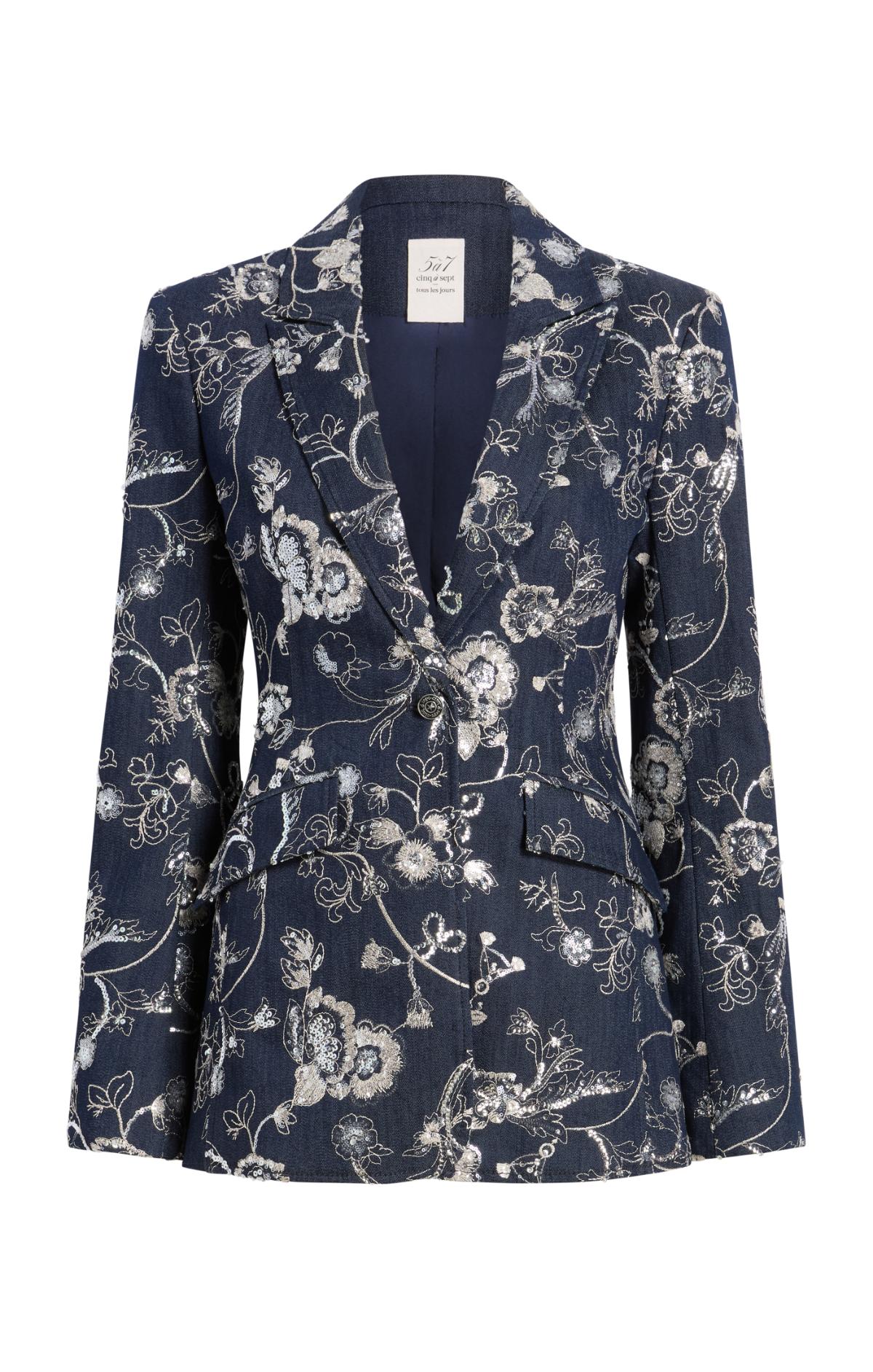 Garden Embroidered Cheyenne Jean Blazer