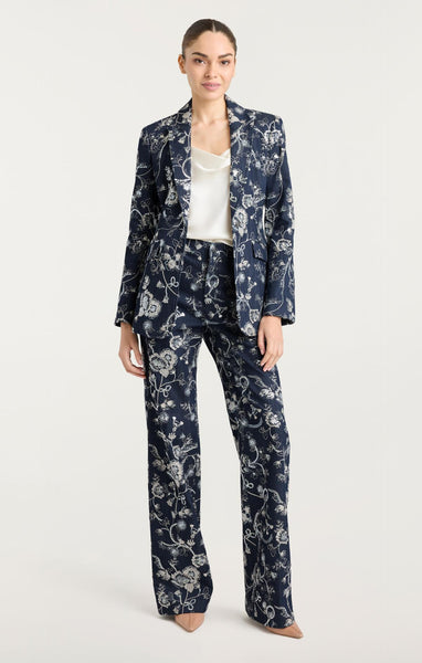 Garden Embroidered Cheyenne Jean Blazer – Cinq à Sept