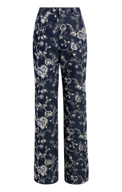 Garden Embroidered Nolita Jeans