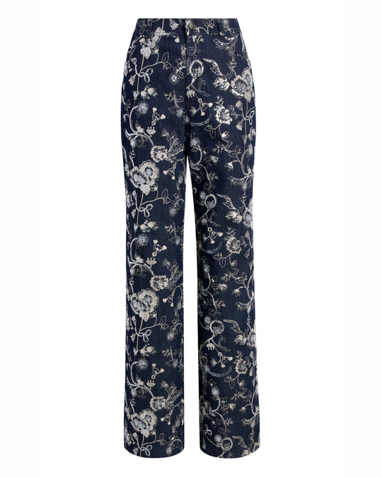 Garden Embroidered Nolita Jeans
