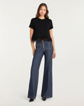 Short Sleeve Cropped Feather Tee
