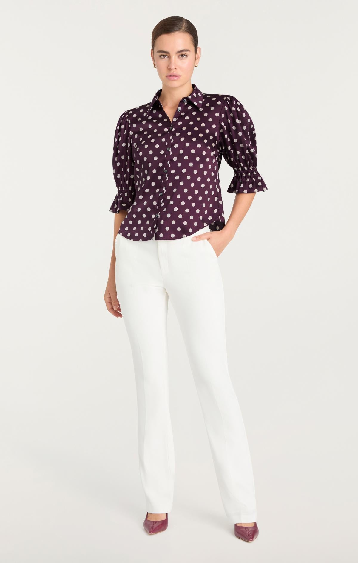 Camille Polka Dot Fiona Top