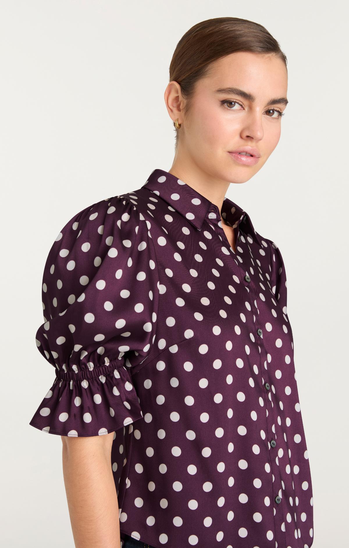 Camille Polka Dot Fiona Top