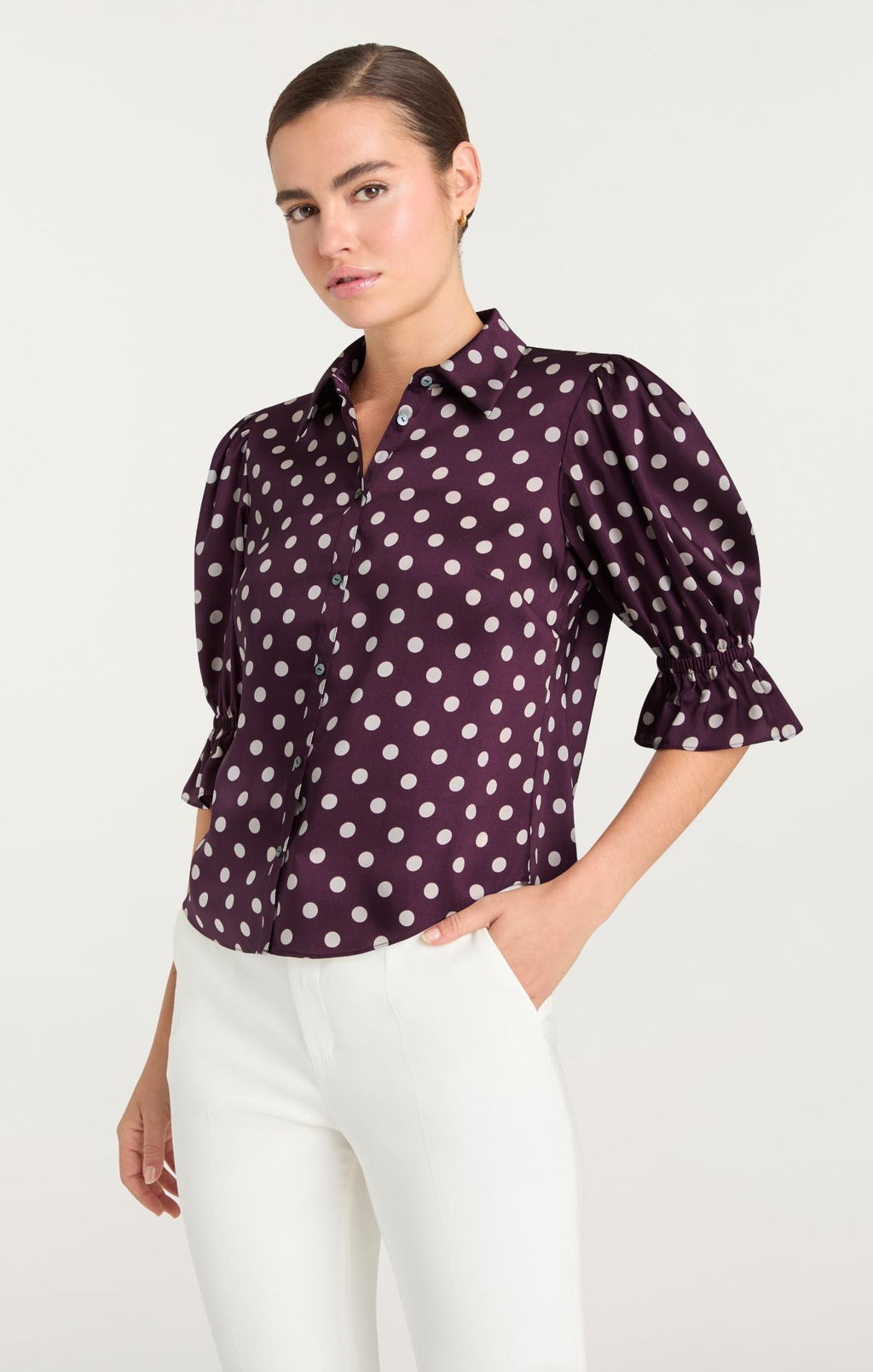 Camille Polka Dot Fiona Top