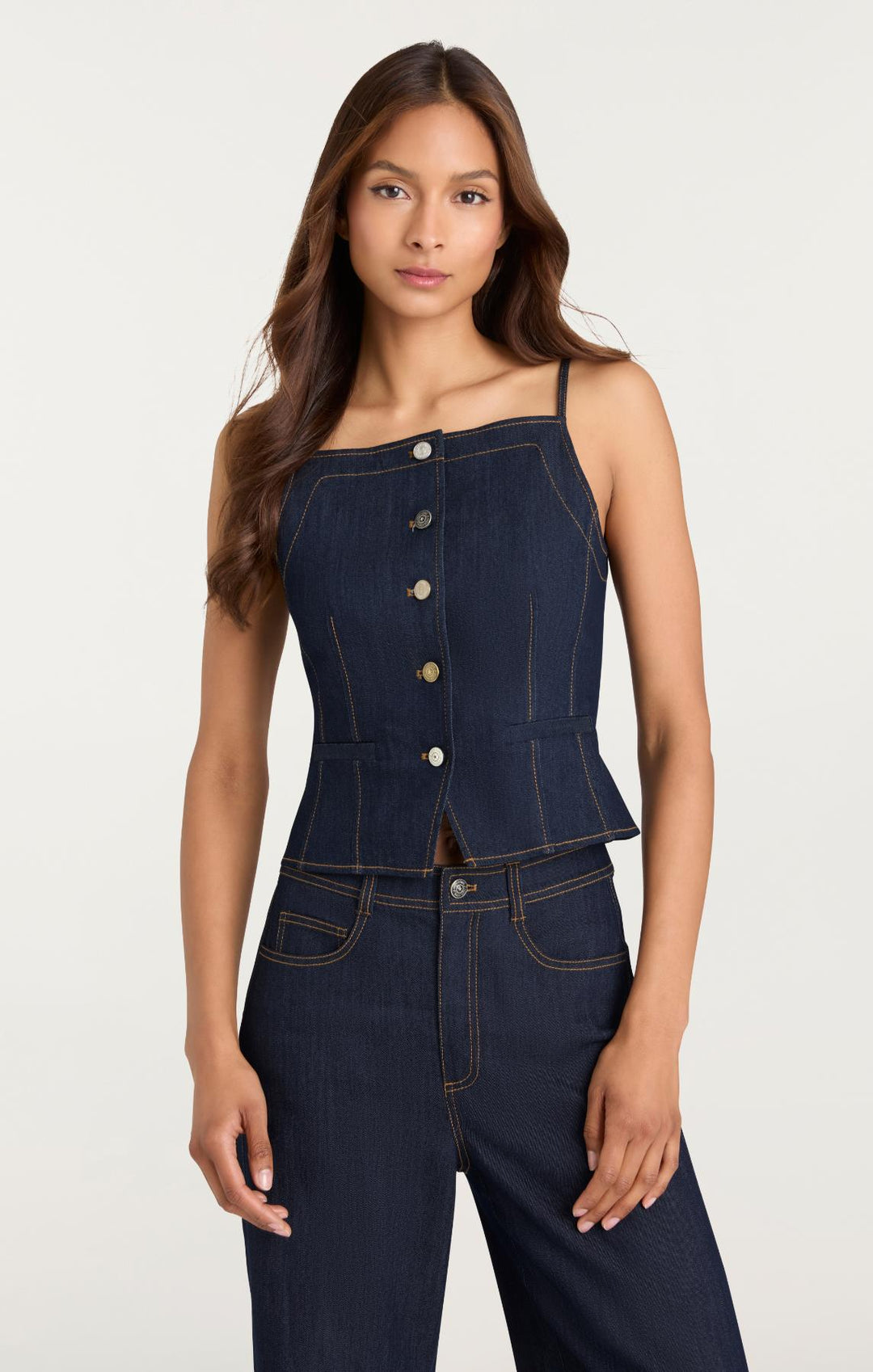 lane fortyfive セットアップ Sloane Jean Top – Cinq à Sept