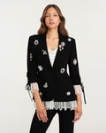 Crystal Brooch Roxie Blazer