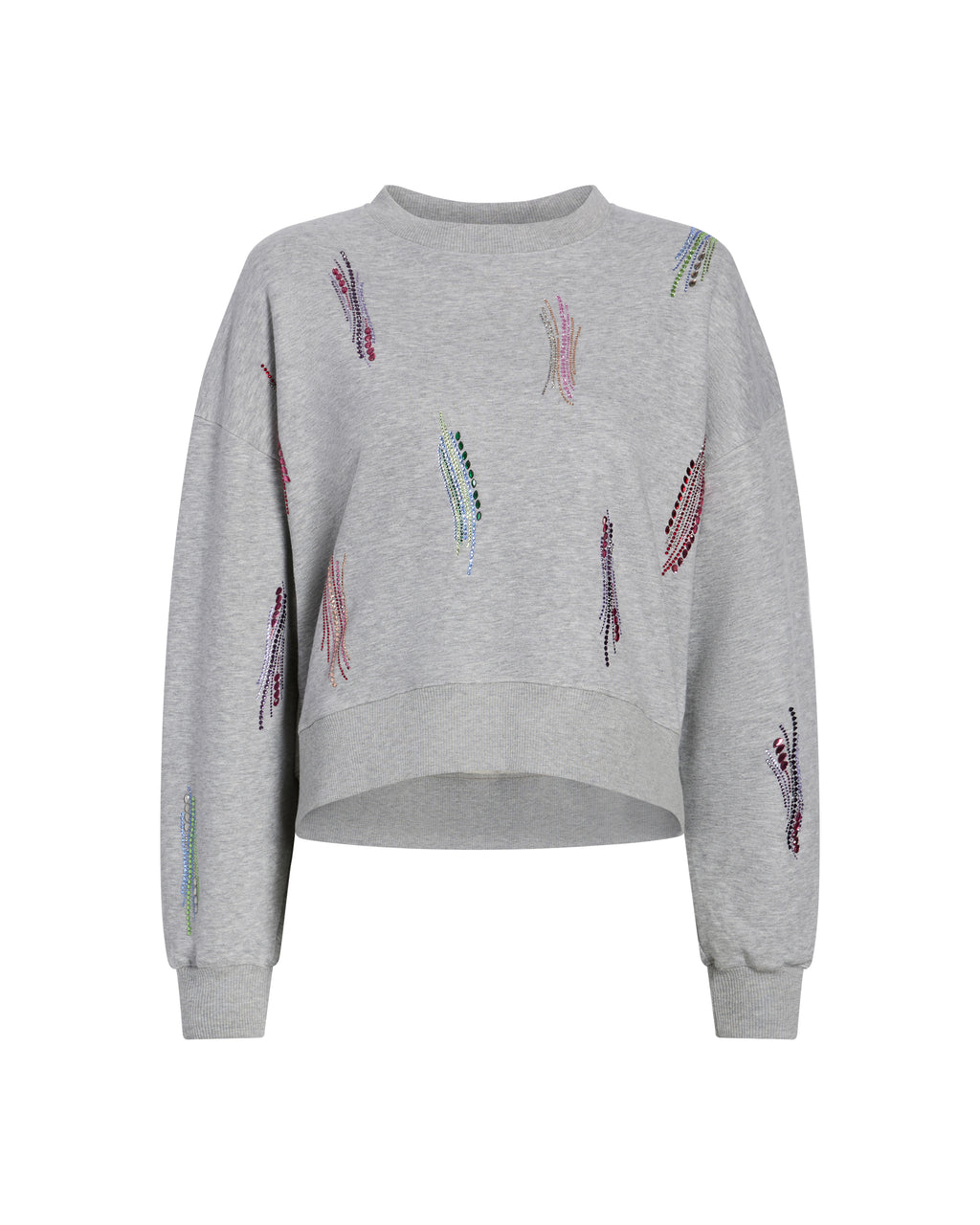 Paillette Whirl Brandy Pullover