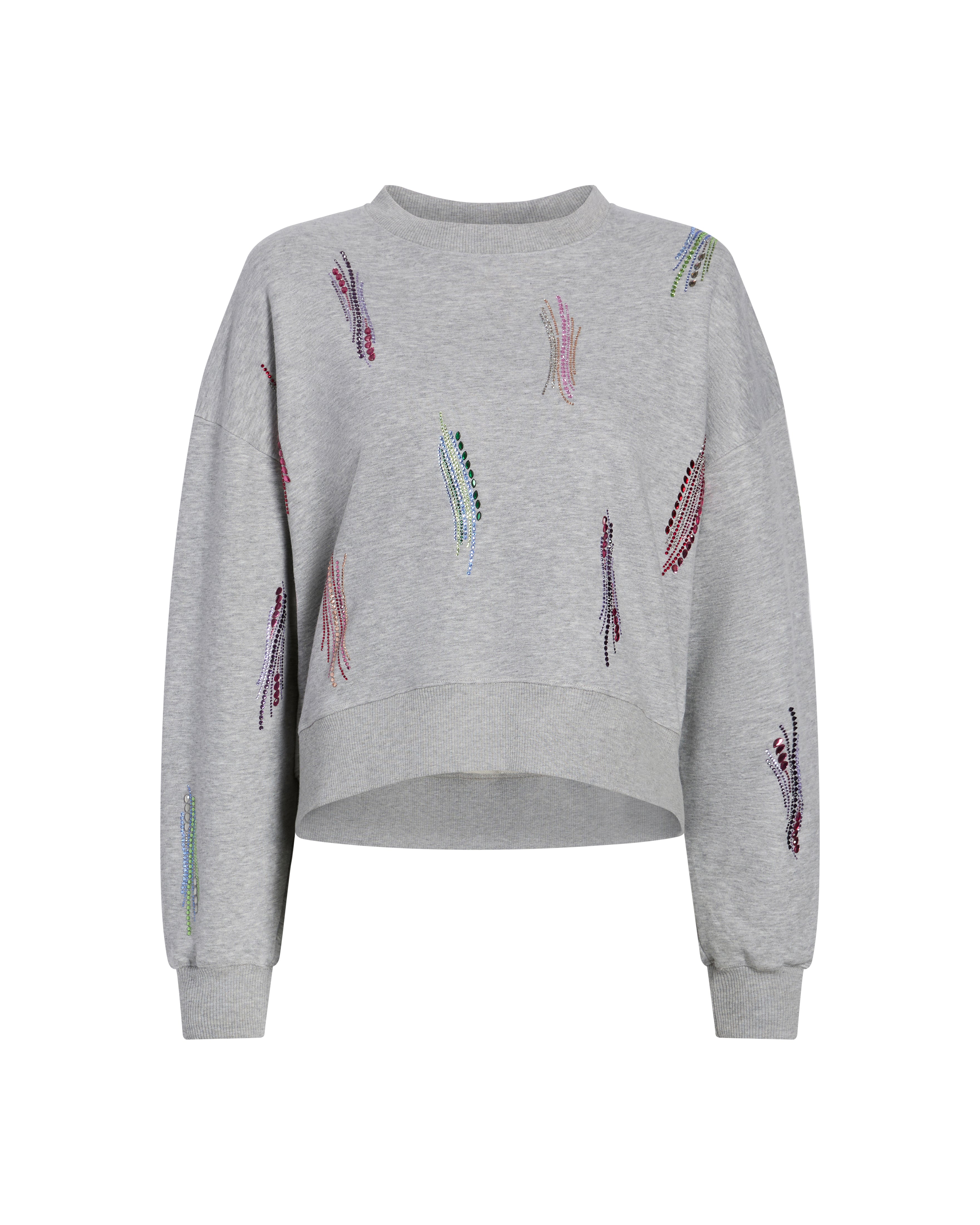 Paillette Whirl Brandy Pullover