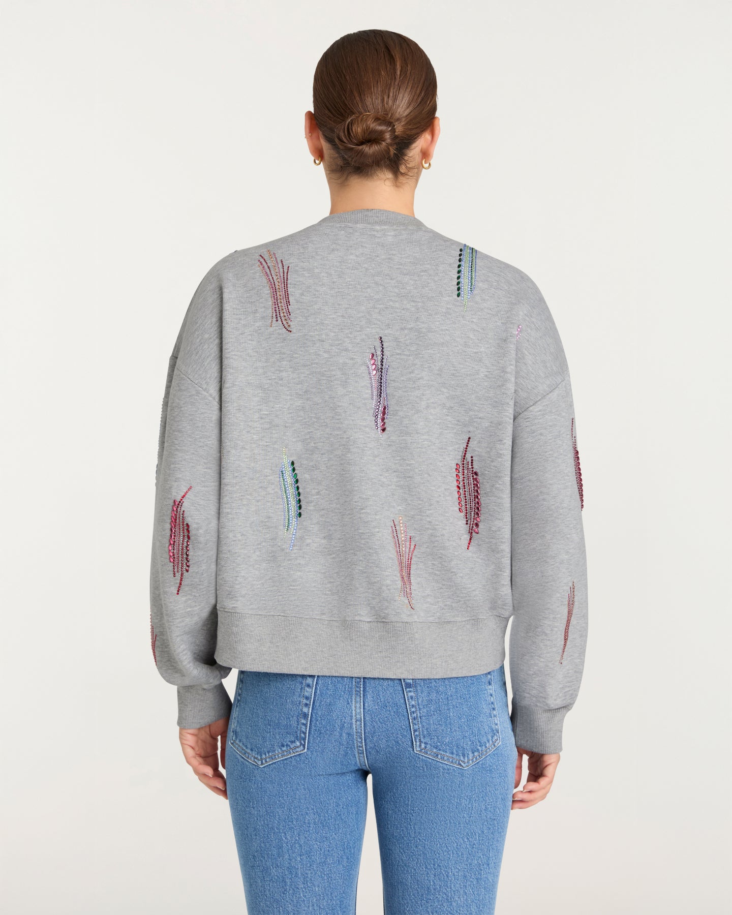 Paillette Whirl Brandy Pullover