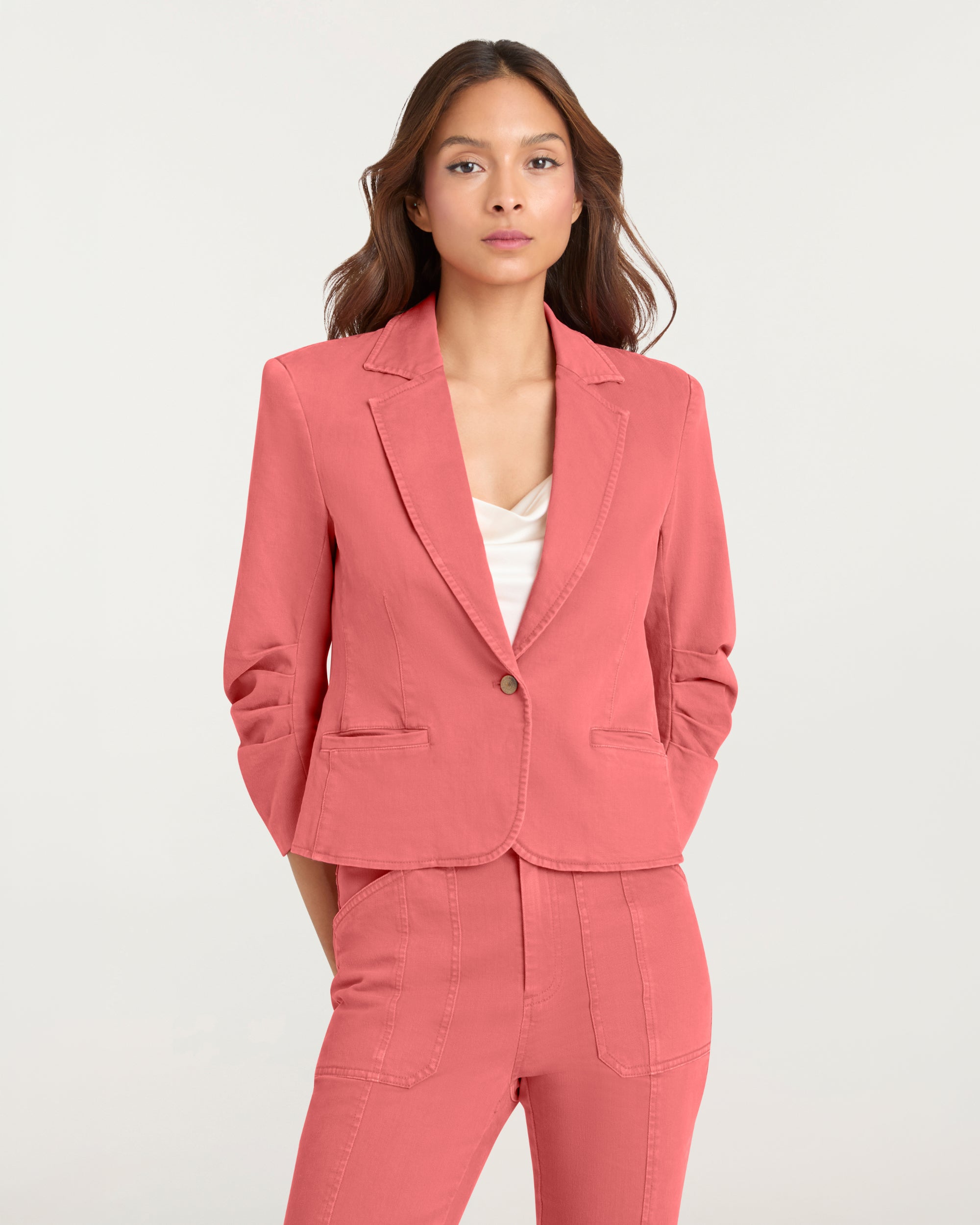 Le Petit Khloe Jean Blazer