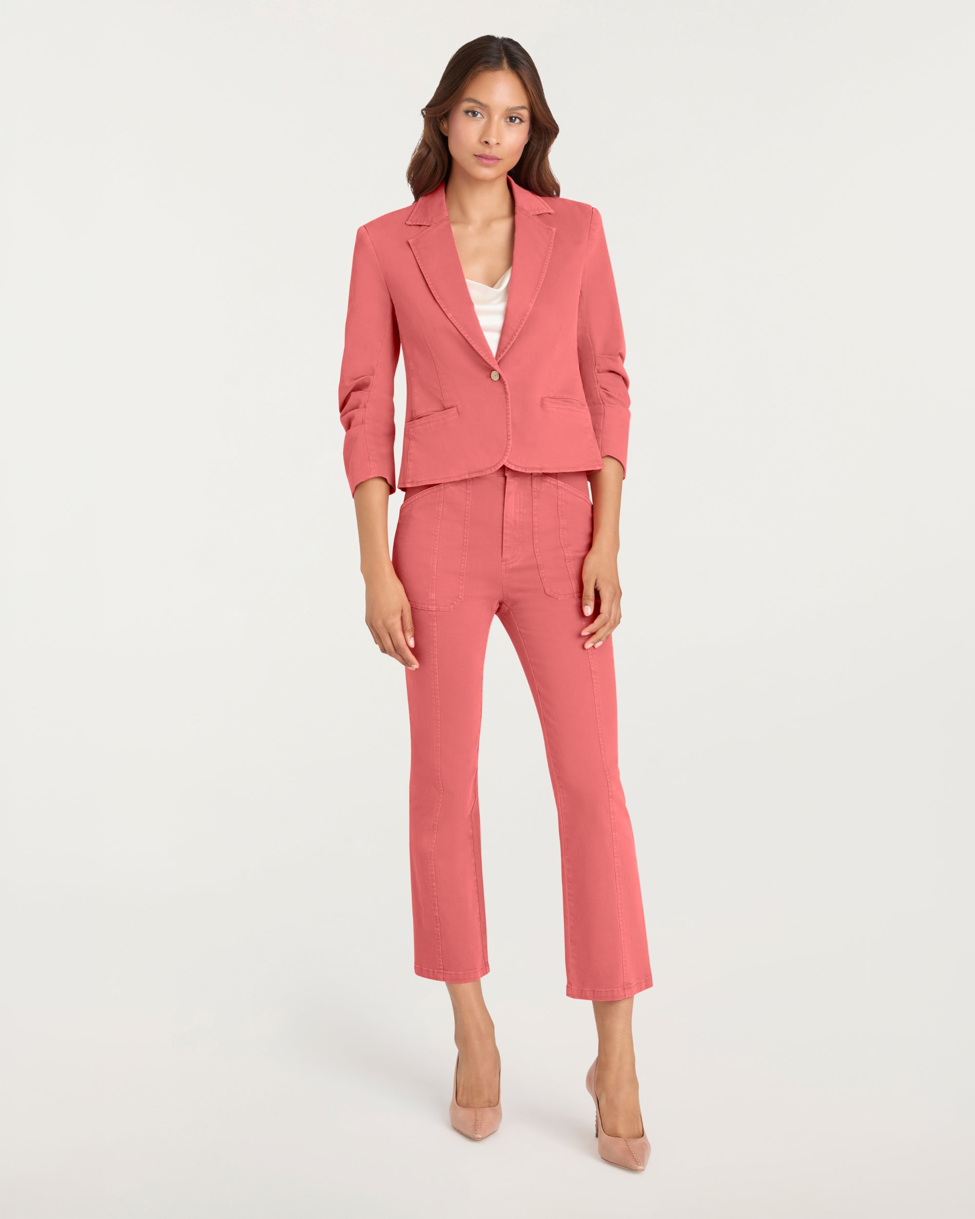 Le Petit Khloe Jean Blazer