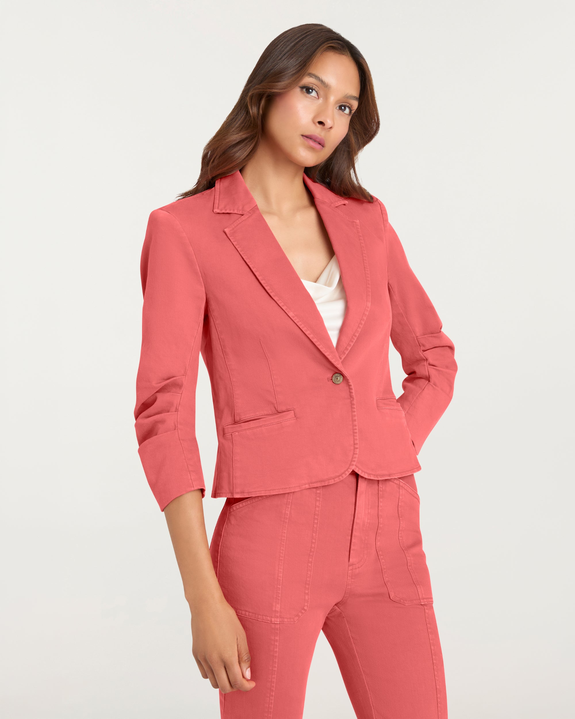 Le Petit Khloe Jean Blazer