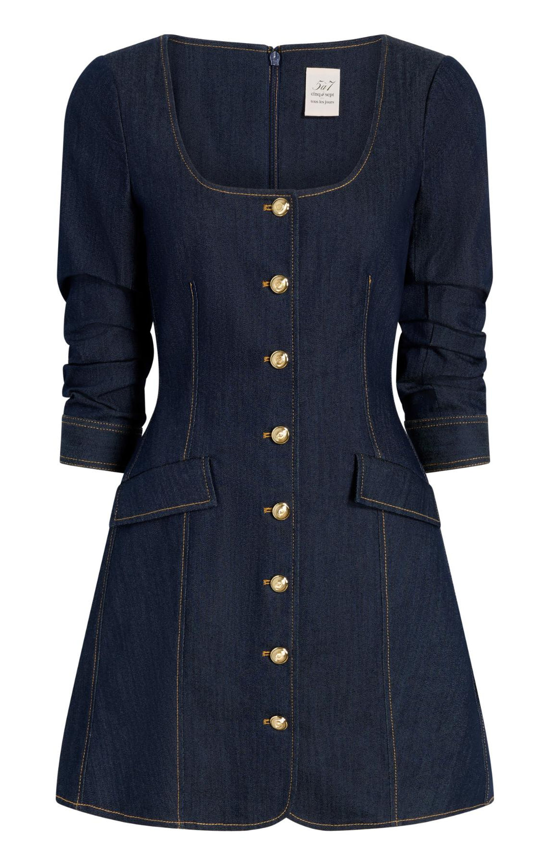Cinq à Sept Caidin Denim Minidress - Indigo