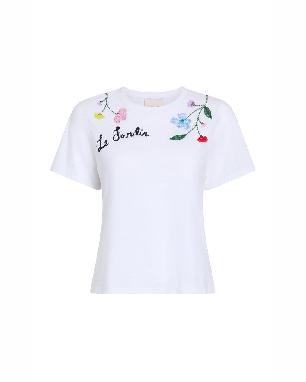 3D Floral Vine Shrunken Tee