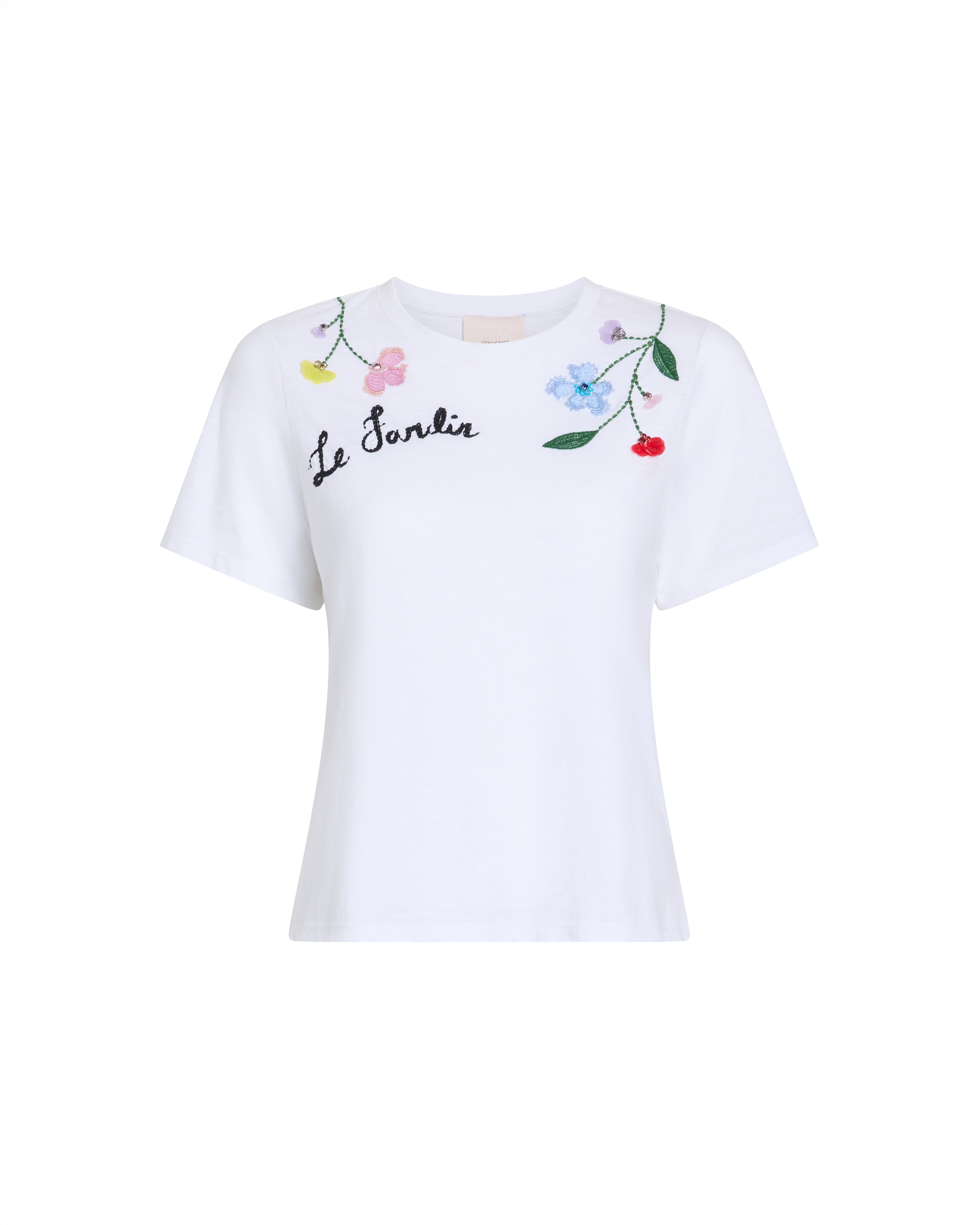 3D Floral Vine Shrunken Tee