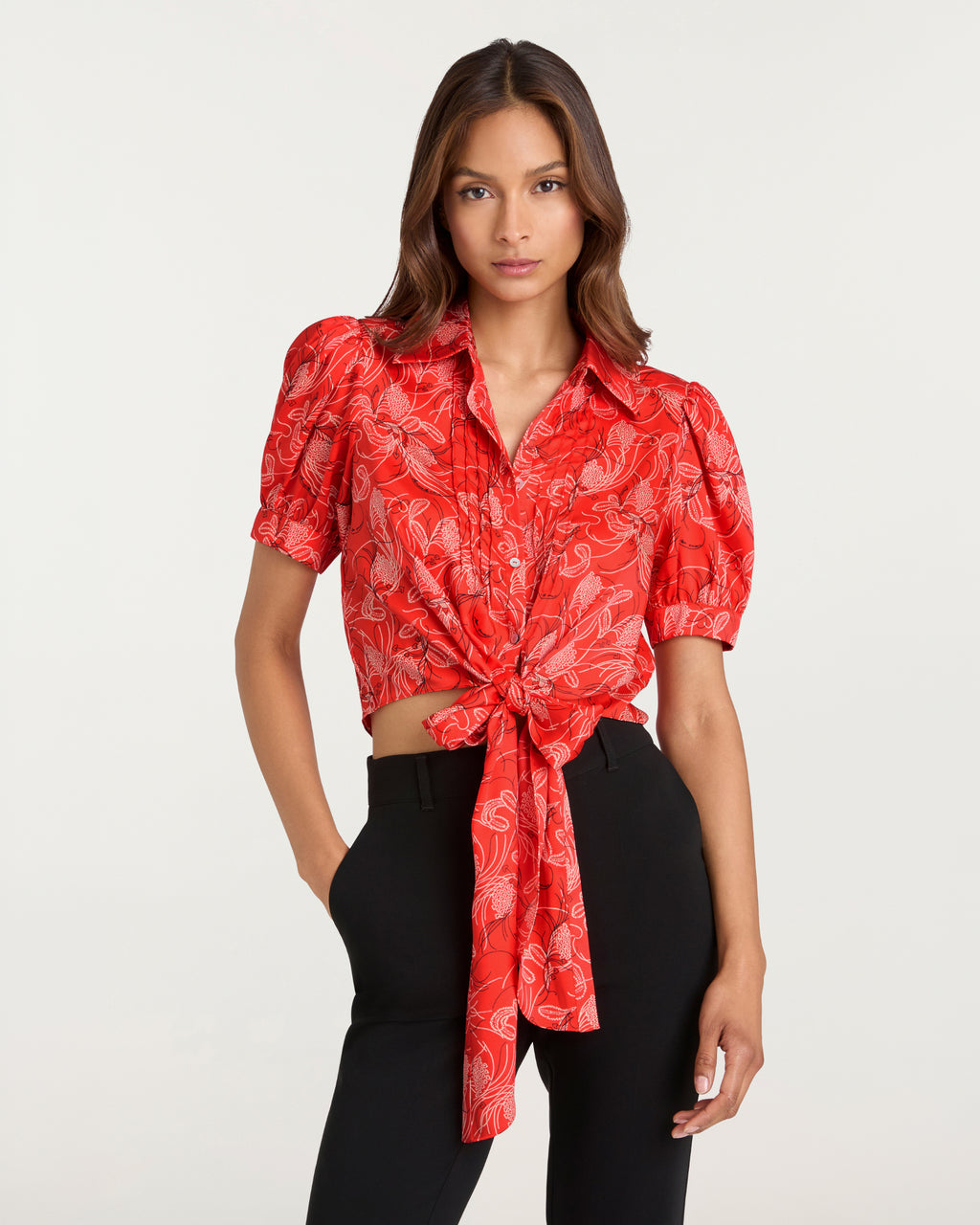 Botanical Floral Abena Top