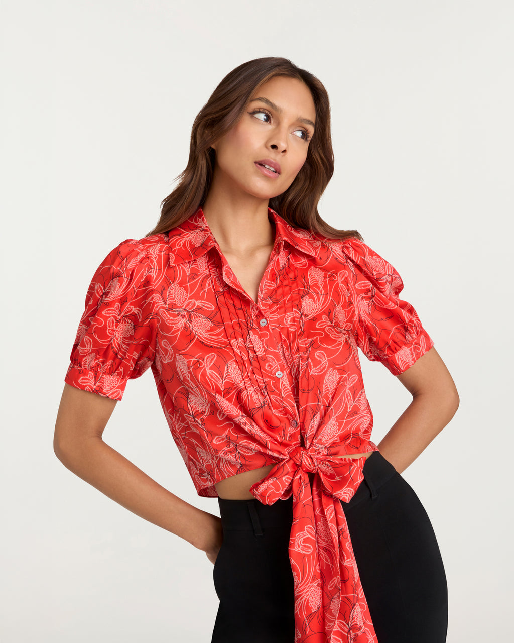 Botanical Floral Abena Top