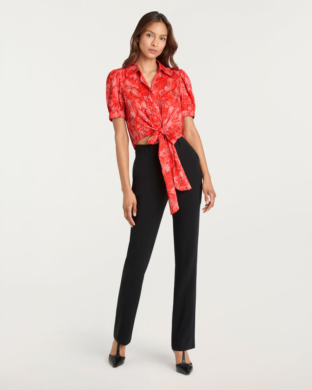 Botanical Floral Abena Top